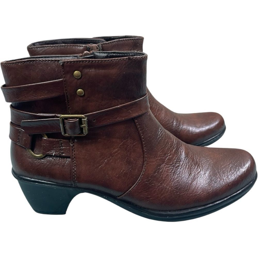 Easy Street Brown Carson Ankle Boots